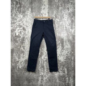 Rag & Bone Navy Blue Cotton Stretch Standard Fit Pants Size 31